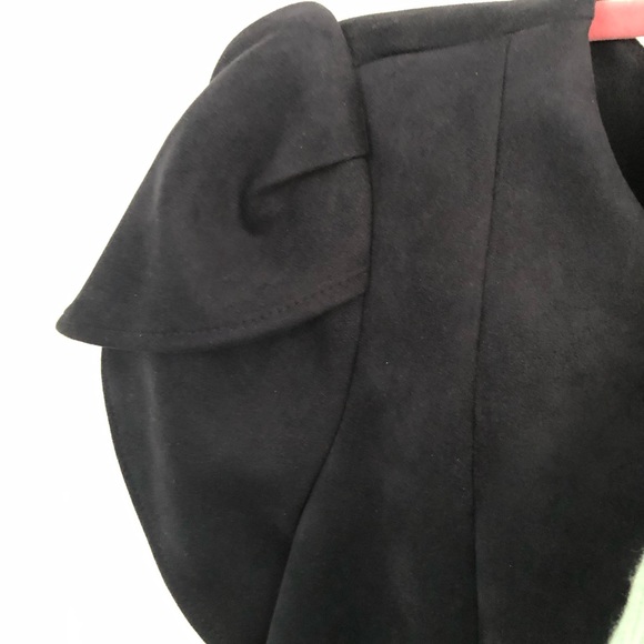 Calvin Klein Navy Suede Tulip Sleeve Sheath Dress Size 6 - Picture 7 of 9